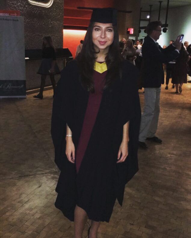 Selin Keskin graduating